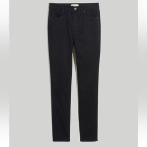 MADEWELL 10” HIGH-RISE SKINNY JEANS BLACK FROST